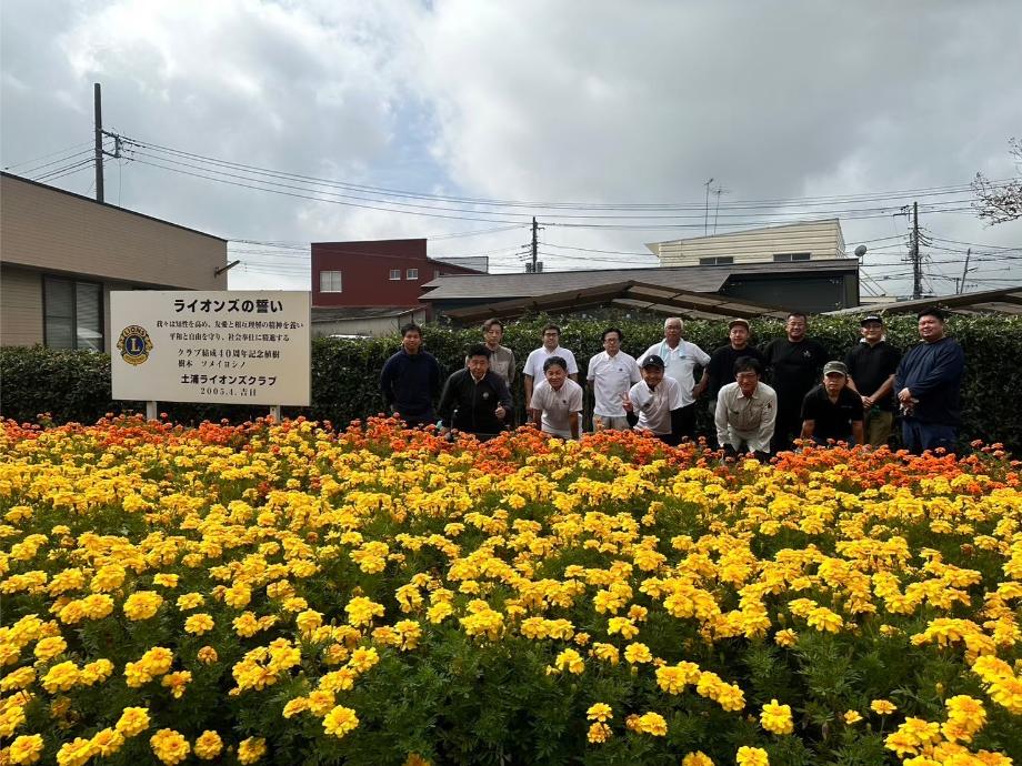 虫掛花壇清掃