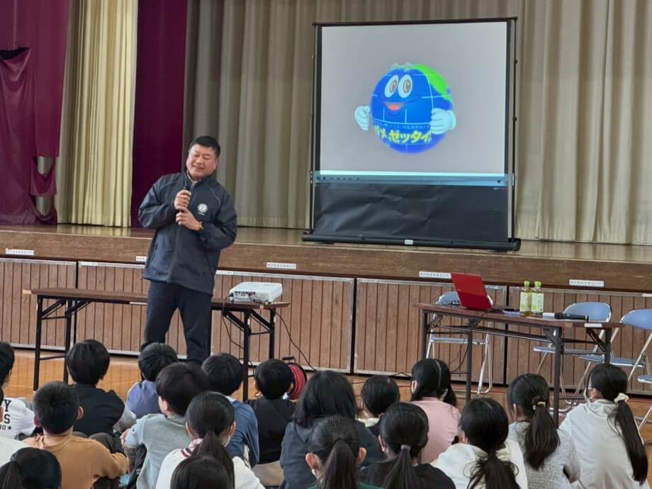 薬物乱用防止教室　上大津東小学校