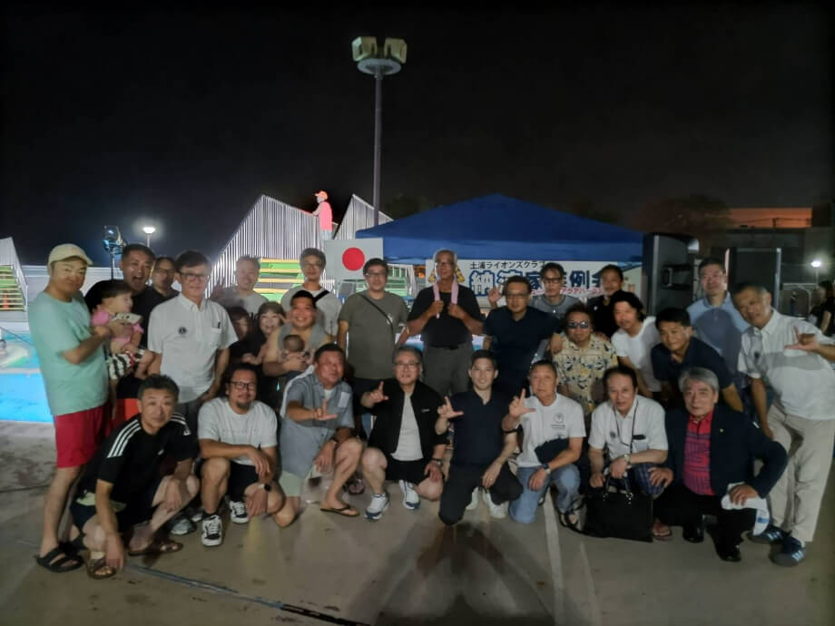 8月第二例会　納涼家族例会（ヒューナックアクアパーク水郷）
